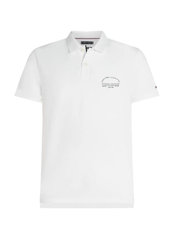 TOMMY HILFIGER Regular Fit Graphic Short Sleeve Polo