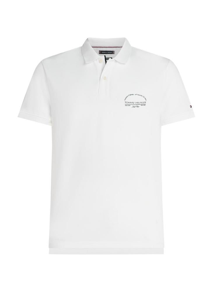 TOMMY HILFIGER - Regular Fit Graphic Short Sleeve Polo - Image 1