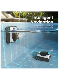 Aiper Aiper -Scuba N1 Cordless Robotic Pool Cleaner for In-Ground Pools up to 1600sq.ft, Automatic Pool Vacuum, Lasts 150 Mins - White  - Image 4
