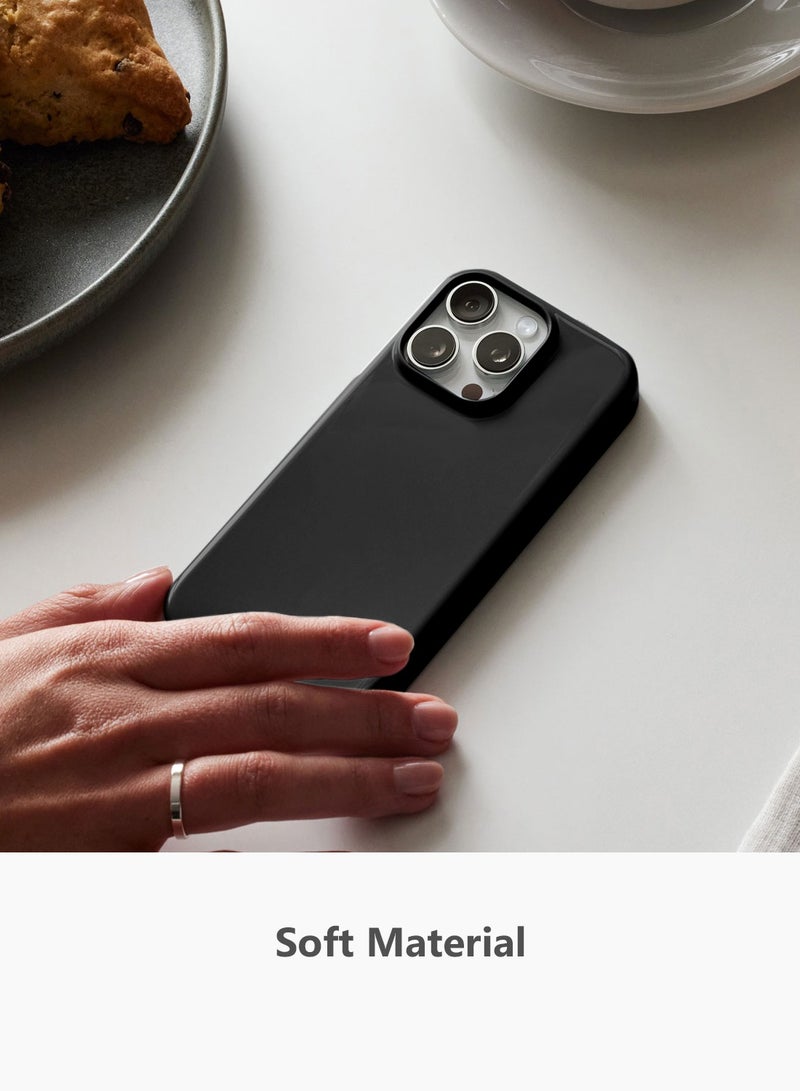 دبليو تيك ابل ايفون 16 برو ماكس 5 جي 2025 سوبر نحيفة ، نحيف مثل القشرة الصلبة للكمبيوتر الشخصي Magsafe ، غطاء حافظة حماية زاوية الشفاه المزروعة (MCMPMN) - أسود - Image 2