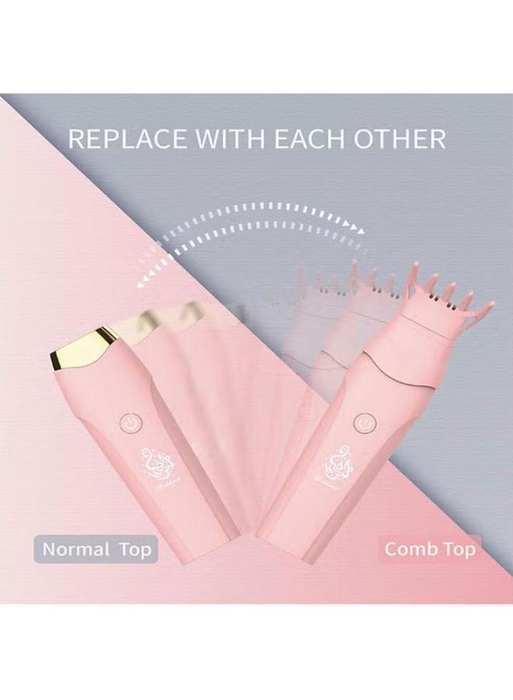 Bukhoor Portable Handheld Arabian Rechargeable Electronic Hair Aromatherapy Incense Burner Machine Electric Aroma Diffuser with Type C USB Charger for Home Offices and Car - Image 2