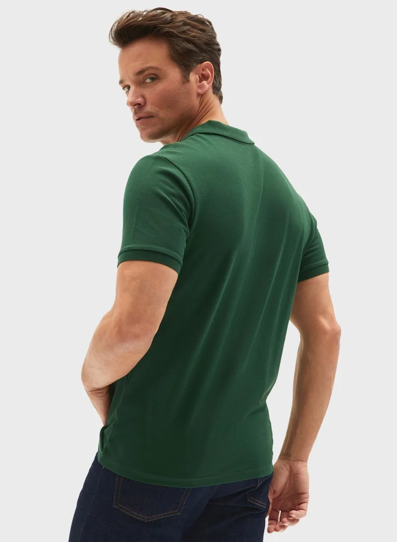 JUNE Essential Regular Fit Polo T-Shirt