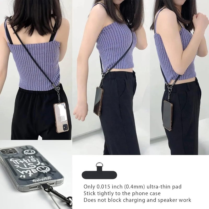 GadgetBite Phone Lanyard for Mobile Strap String Multipurpose Hand Wrist Strap Cross Body Shoulder Strap for Hand Free Carrying Keychain for Cellphone Camera Keys ID Card USB Flash Drive - Olive Green - Image 5