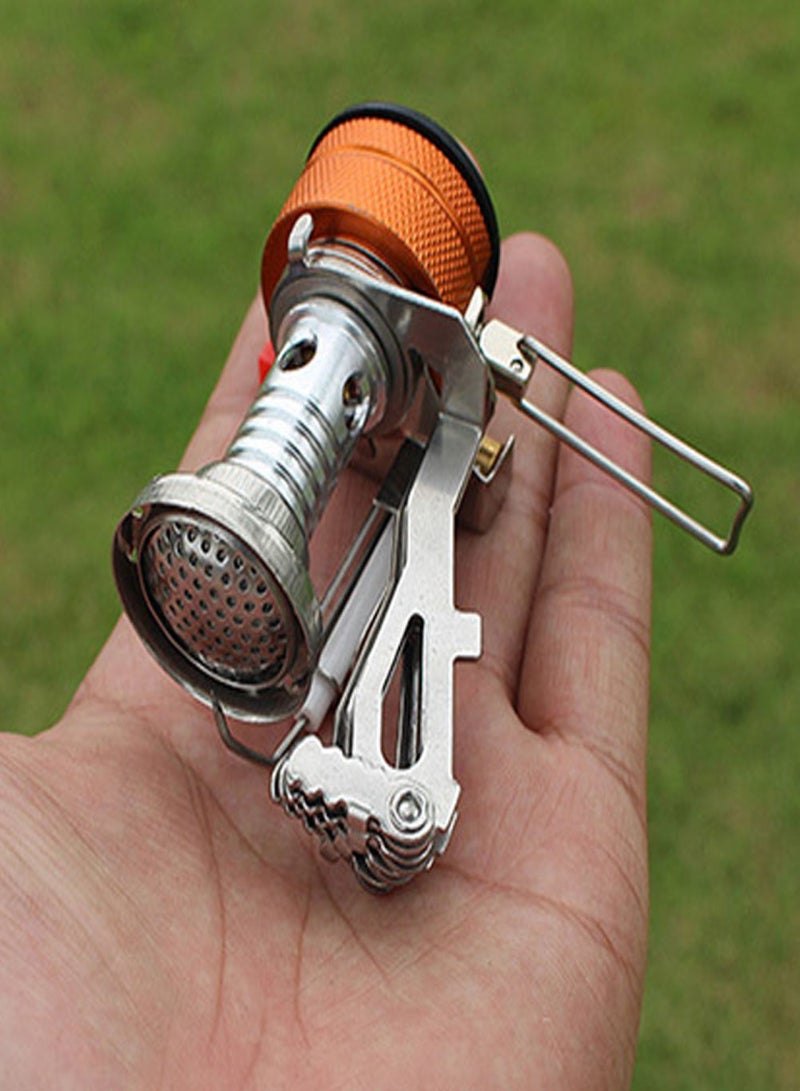 Generic Mini Camping Stove Portable Backpacking Gas Stove Pocket Stoves Burner with Piezo Ignition for Outdoor Camping Picnic Hiking Cooking - Image 4