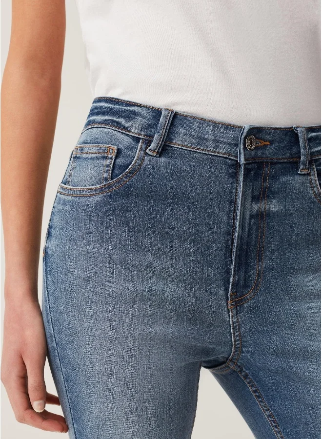 او في اس High-rise, skinny fit jeans