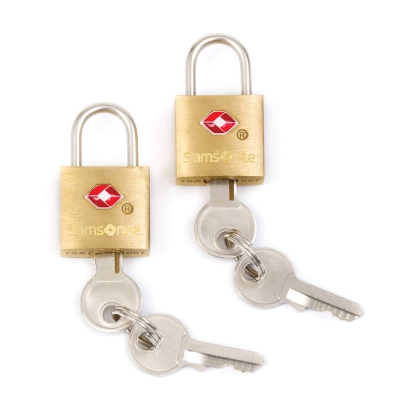 Samsonite Samsonite Travel Sentry 2-Pack Key Locks, Brass  - Image 1