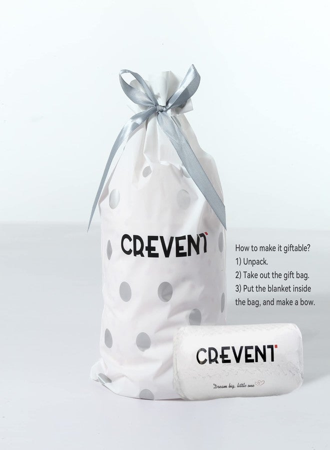 CREVENT 30''X40'' Soft Cozy Warm Baby Blankets for Boys Girls Solid Color - All Season Use - Newborn Essentials (Wave Grey) - Image 2