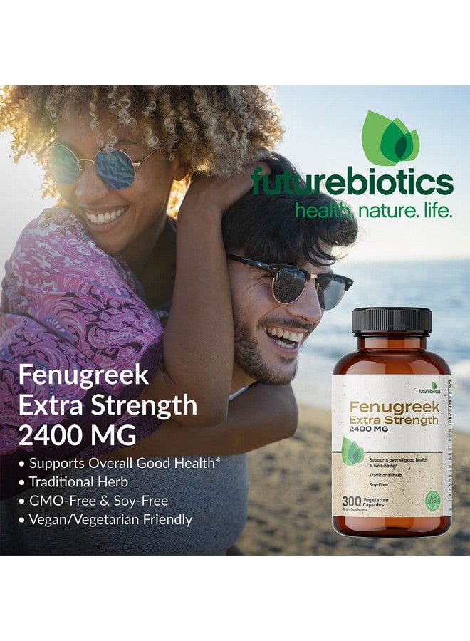 Futurebiotics Fenugreek Extra Strength 2400 Mg Supports Overall Good Health  Wellbeing Nongmo 300 Vegetarian Capsules - Image 4