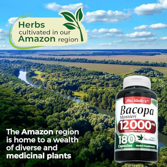 FITO MEDIC'S Lab | bacopa |180 Capsules | bacopa monnieri | Bacopa Pill | Bacopa Supplement - Image 4