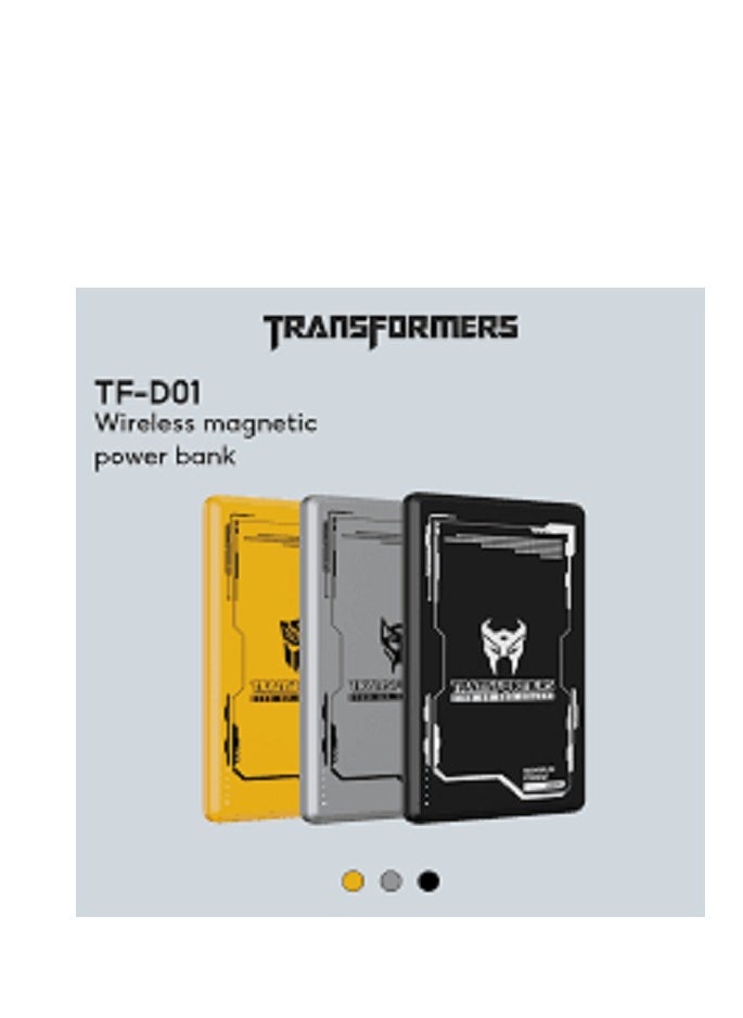 TRANSFORMERS - بنك الطاقة ترانسفورمرز: إصدار ترانسفورمرز TF-D01 - حزام شحن سريع مع تقنية أمان متقدمة - Image 1
