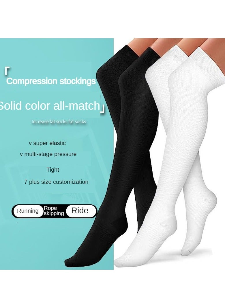 Generic 3 Pack run Socks, Soft Long Calf Baseball Socks Athletic Running Socks  Long Sock Sports Outdoor Socks Compression Sock - Image 3