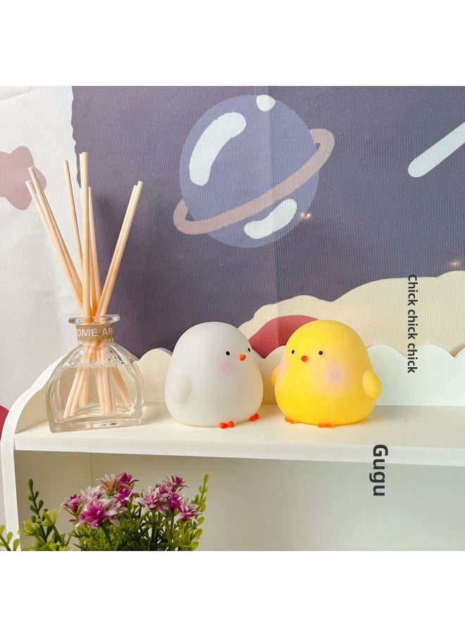 Generic Cartoon Ins Creative Led Vinyl Night Light Chicken Animal Night Market Stall Supply Night Market Children's Luminous Toys-Colour:Jianjian Rabbit/small Size  - Image 5
