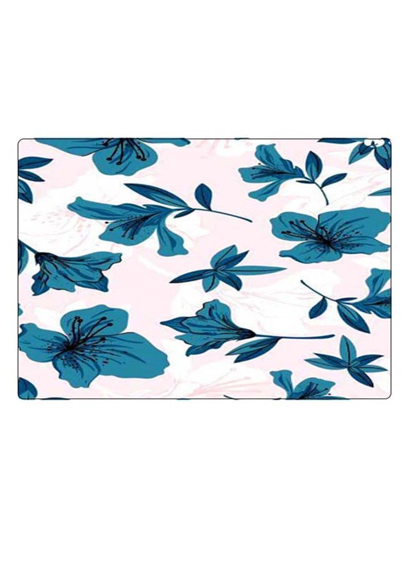 Printed Anti-Slip Gaming Mouse Pad White/Blue
