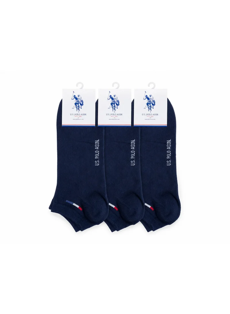 يو اس بولو اسن U.S. Polo Assn. Mens Ankle Socks Navy