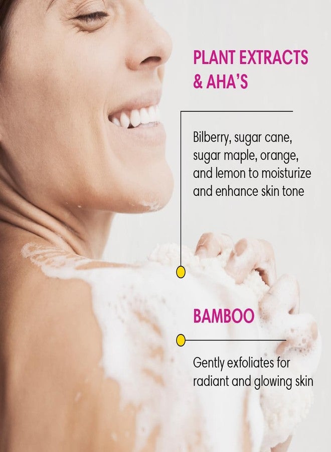 ShiKai Very Clean Bamboo Body Scrub (Detox Vanilla Latte, 6 oz) | Gentle Hydrating & Exfoliating Skin Cleanser | With 5 Fruit Complex & AHA Acids - Image 3