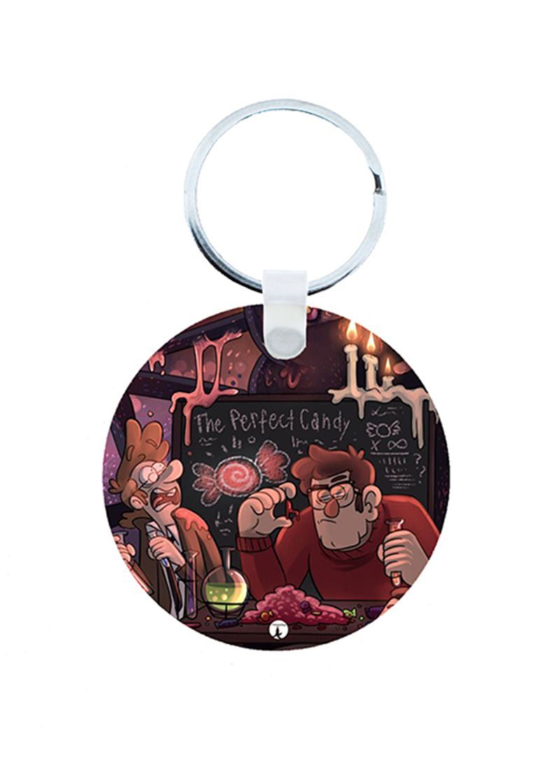 Gravity Falls Wooden Keychain