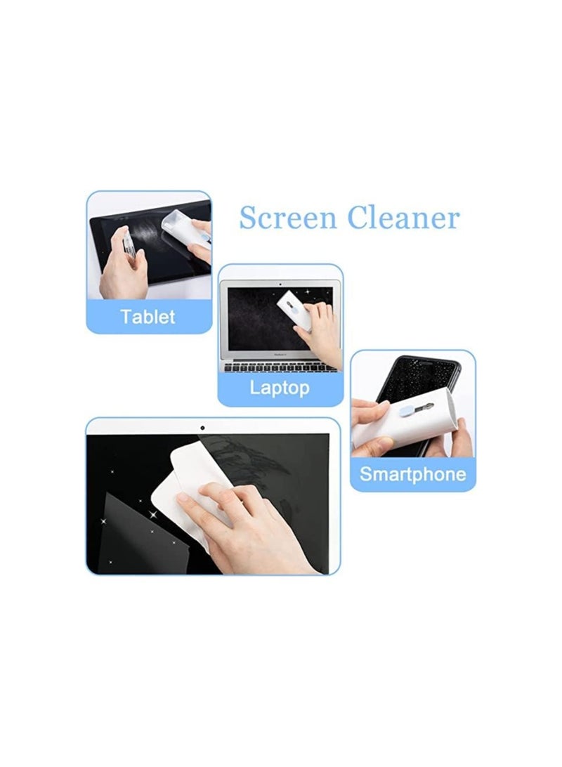 7 in 1 Multifunctional Cleaning Tool, Earphones Cleaner Kit for AirPods, Keyboard Cleaning Brush, Portable Electronics Cleaning Kit for Laptop, PC, Keyboard, Earphones, Cell Phone(blue) - Image 5