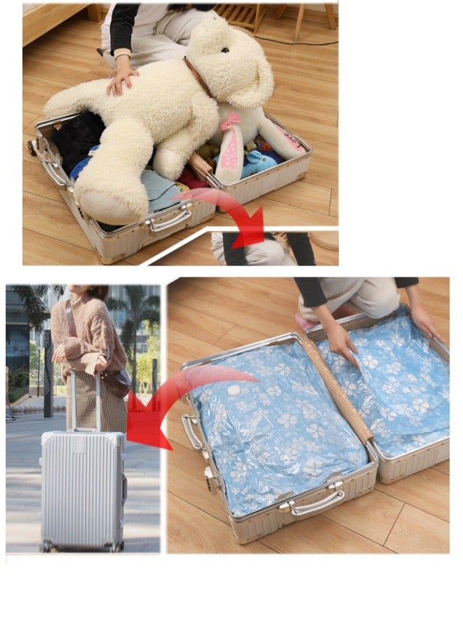 MIXDE Vacuum Storage Bags,9-Piece Space Saver Bags With Hand Pump,2 Jumbo (100x80cm),2 Large (100x70cm),2 Medium (80x60cm),2 Small (60x40cm), Saver Vacuum Bags For Clothes - Image 2