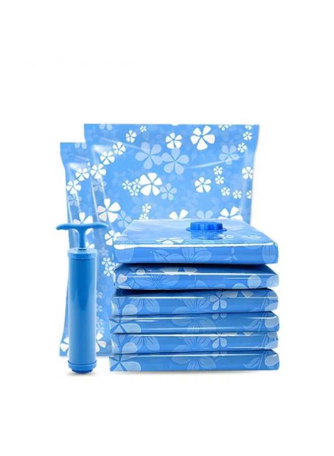 MIXDE Vacuum Storage Bags,9-Piece Space Saver Bags With Hand Pump,2 Jumbo (100x80cm),2 Large (100x70cm),2 Medium (80x60cm),2 Small (60x40cm), Saver Vacuum Bags For Clothes - Image 4