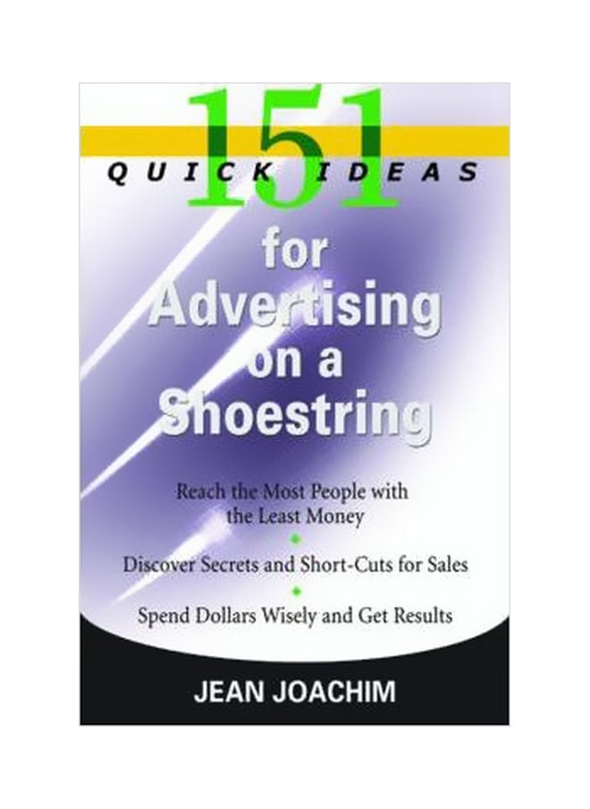 151 Quick Ideas For Advertising On A Shoestring - pzsku/ZBC0F4690155A604A23C5Z/45/_/1738065851/40fcca02-cf30-4db4-9931-12f5d1cf28a1