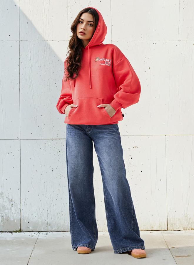 SP Characters Regular Fit Hoodie with Chip and Dale Print - Image 2