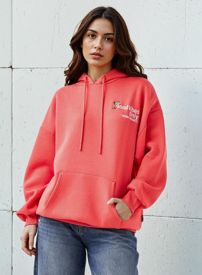 SP Characters Regular Fit Hoodie with Chip and Dale Print - Image 3