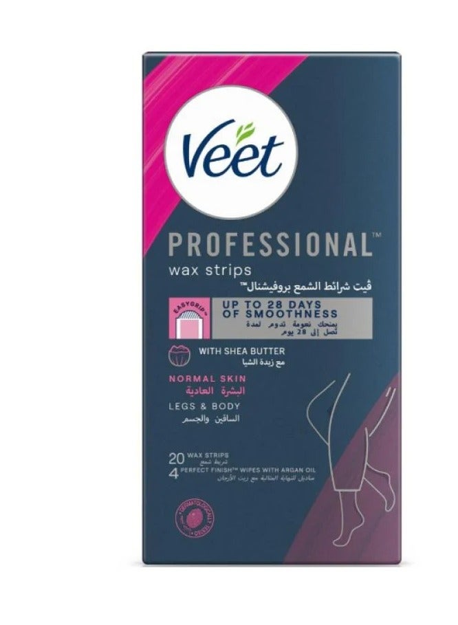 Veet Easy Gel Hair Removal Wax Strips - Normal Skin Multicolour