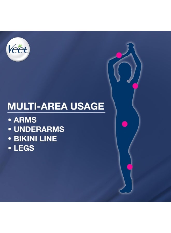 Veet Easy Gel Hair Removal Wax Strips - Normal Skin Multicolour - Image 5