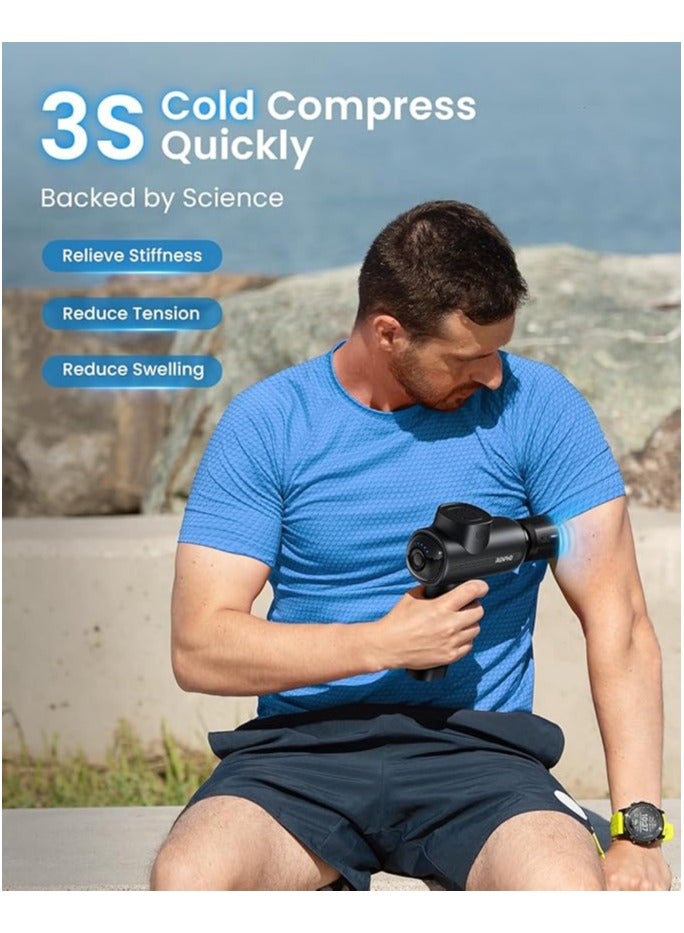 RENPHO Thermacool Massage Gun Deep Tissue with Heat and Cold Head, FSA HSA Eligible, Handheld Muscle Massager with Carry Case, Body Masajeador for Men Women Athletes, Active - Image 5