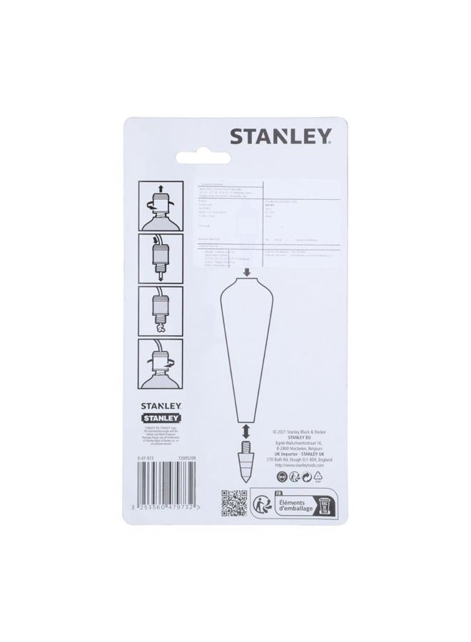 Stanley 0-47-973 Brass Plumb Bob, Gold, 225 g - Image 4