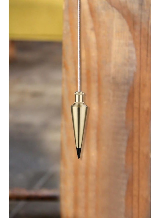 Stanley 0-47-973 Brass Plumb Bob, Gold, 225 g - Image 3