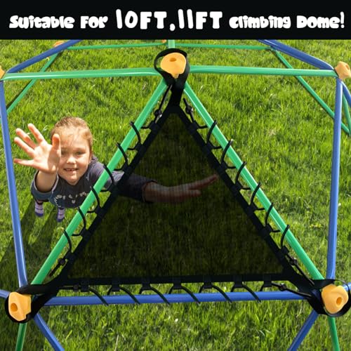 JYGOPLA Net Chair for 10FT 11FT Climbing Dome Sturdy Climber Dome Accessories Easy to Install Ages 4 and up - Image 3