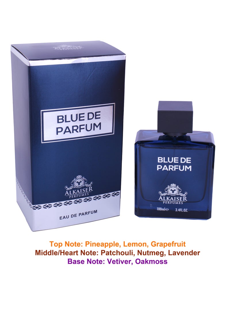 ALKAISER PERFUMES - BLUE DE PARFUM Eau De Parfum 100ml ALKAISER PERFUMES Unleash the Essence of Elegance with Exquisite Fragrance - Image 1