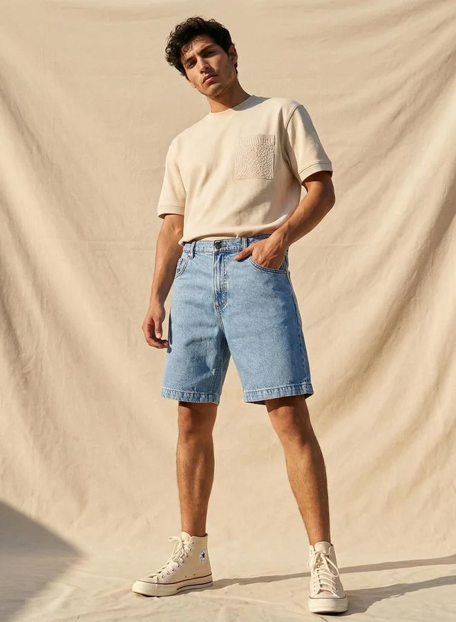 Lee Cooper  Lee Cooper Ryan Men Regular Fit Shorts Cotton for Men | Best Price UAE