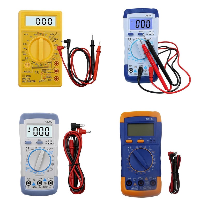 Multimeter Tester, Voltmeter Auto Ranging Ohmmeter Voltages Resistance Continuitys NCV Live Digital Multimeter - Image 3
