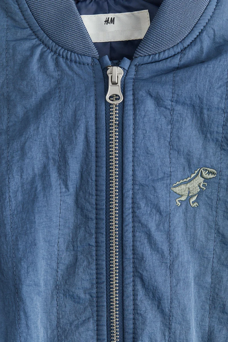 اتش اند ام جاكيت بومر بتصميم محشو