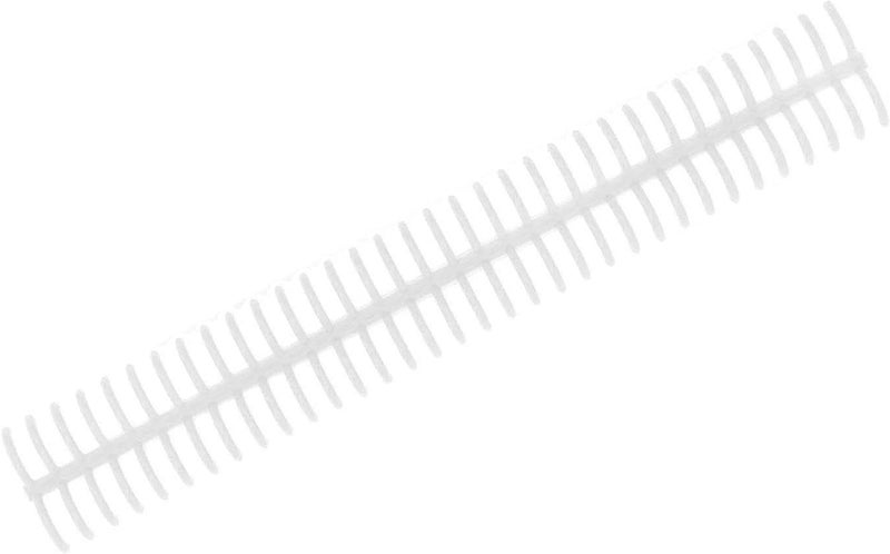 Binding Coils 10Pcs, Polypropylene 34 Holes, Wear Binding Spines - Durable Material, Easy Binding, Ideal for Office and School Use (White) - Image 2