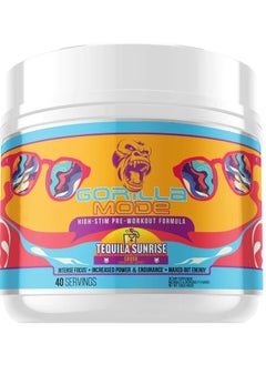 Mode High Stim Pre workout Tequila Sunrise - 40 Servings 482g