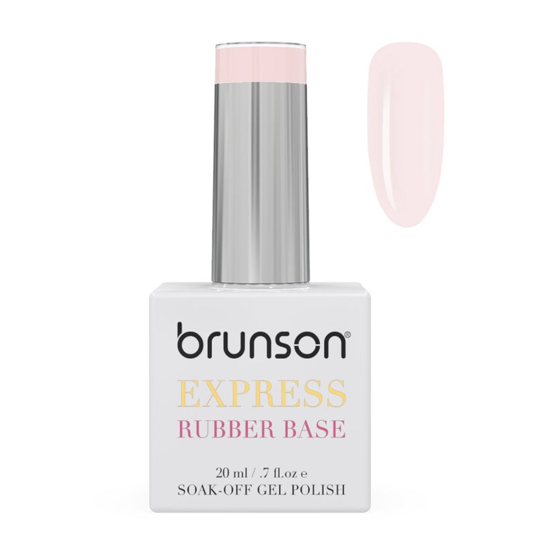 brunson TPO free Rubber Base Gel polish 20ml Soak Off Base Coat for Nail Strengthening Long Lasting Gel Polish Base for Chip Free Shine Brittle Nails UV Rubber base Russian manicure Non Yellowing salon manicure - Image 1