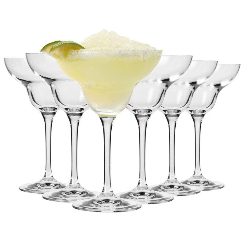 Krosno Krosno Margarita Cocktail Glasses Set of 6 91 oz Mixology Collection Ideal for Cocktails Frozen Desserts Dishwasher Safe Made in Europe 
