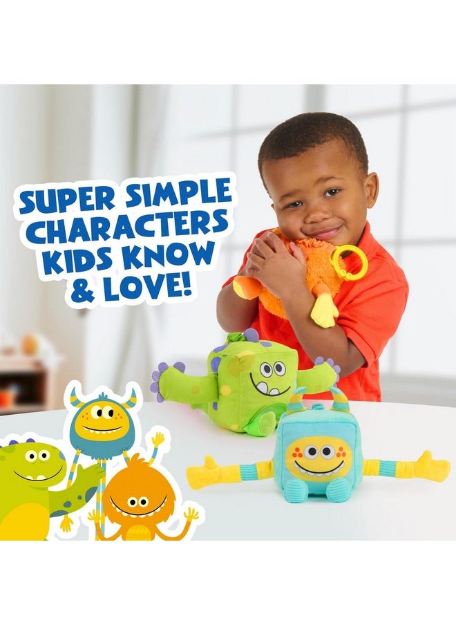 WowWee - Super Simple WowWee Sensory Plush Monsters Hugo (Green) with 5+ Sensory Features (Ages 0+) - Image 1