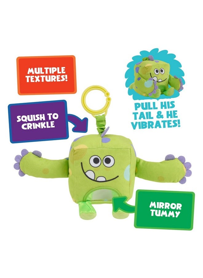 WowWee - Super Simple WowWee Sensory Plush Monsters Hugo (Green) with 5+ Sensory Features (Ages 0+) - Image 1