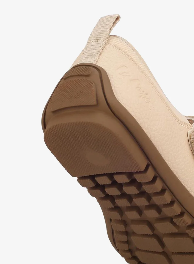 Lee Cooper BEIGE Girls Hook & Loop Mary Jane School Sneakers for Women | Best Price UAE