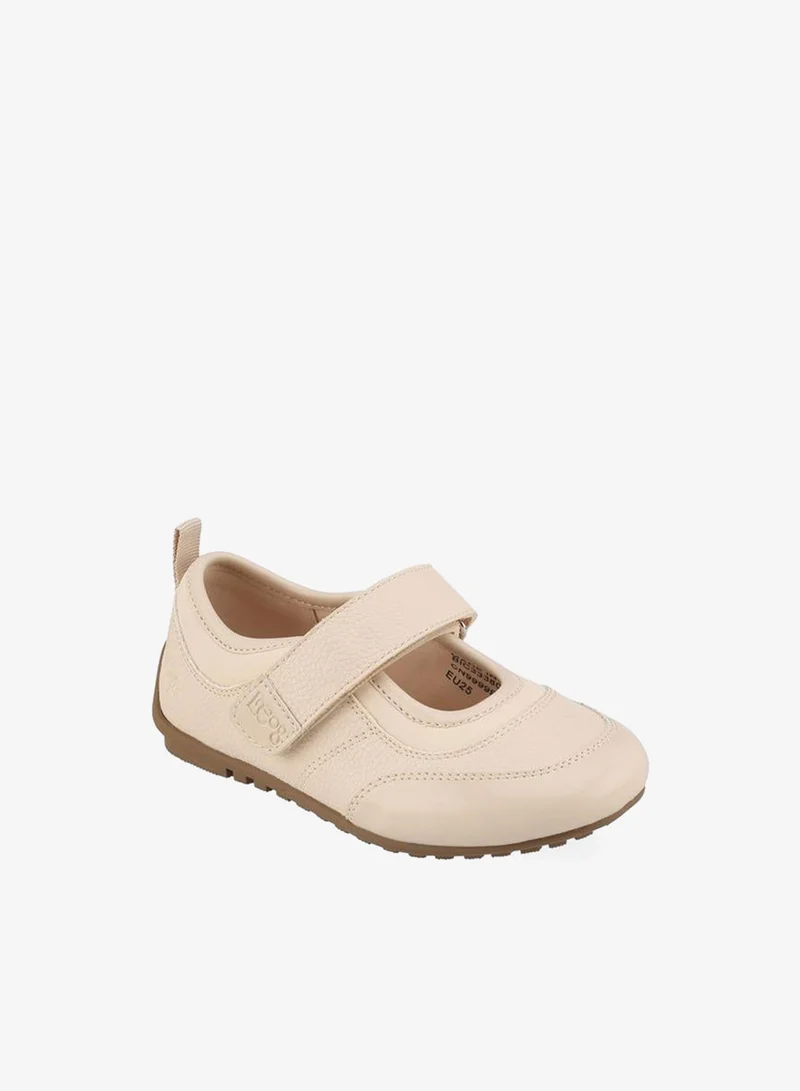 Lee Cooper BEIGE Girls Hook & Loop Mary Jane School Sneakers for Women | Best Price UAE
