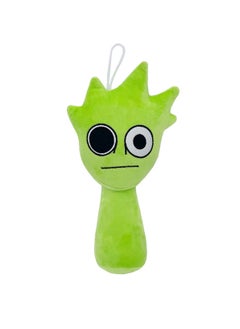 General Rhythm Box Sprunki Game Peripheral 20cm Plush Toy, Realistic Cute Soft Plush Doll, Gift for Boys and Girls Game Fans (Green Afro)  - Image 1
