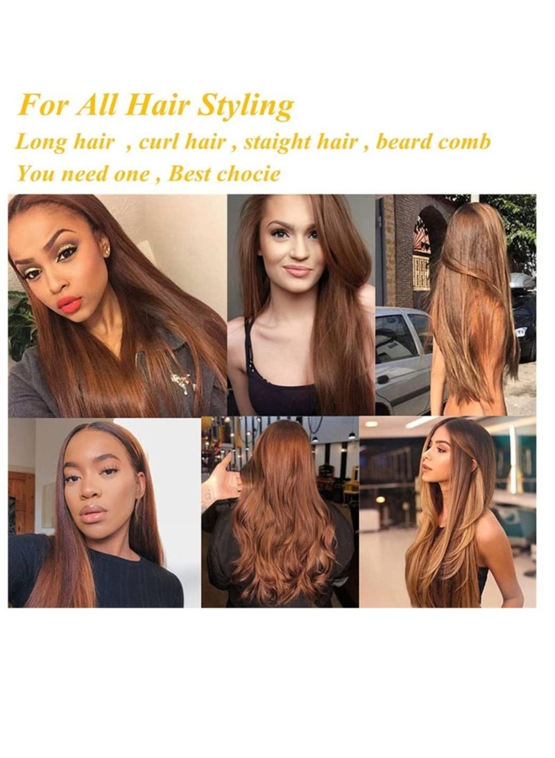 ELTRAZONE Hair Straightener Flat Irons Straightening Brush Hot Heating Comb Hair Straight Styler Corrugation Curling Iron Hair Curler Comb - Image 2