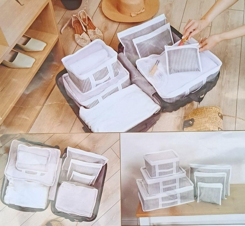 6 Pcs Travel Luggage Organizer with Practical Divider for More Convenient Travel and Universal Organization for Personal Items Generic - Image 2