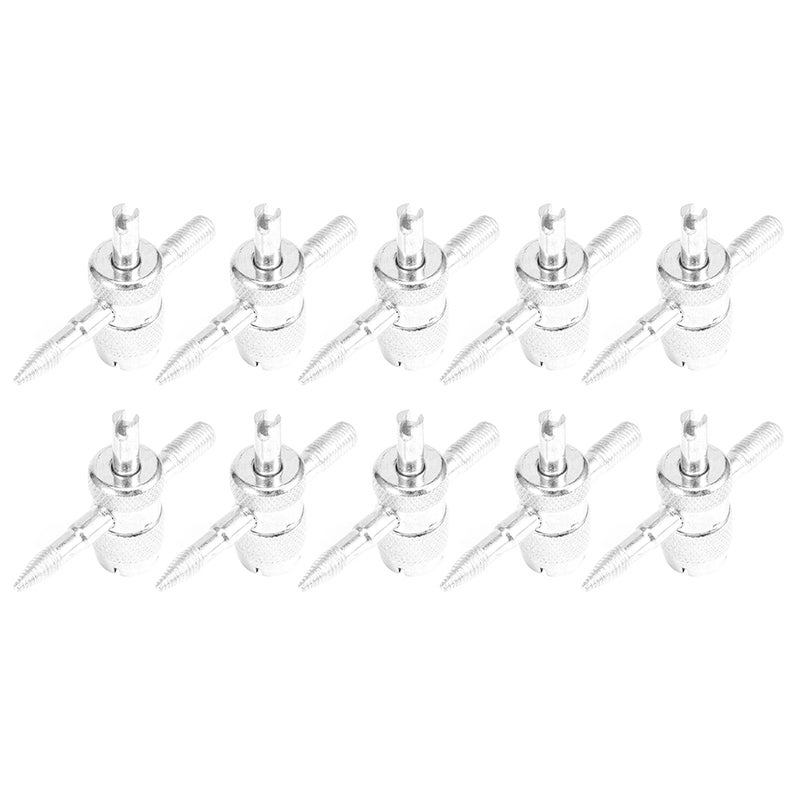 10pcs 4‑Way Tire Valve Core Keys Remover Kit Aluminum Alloy Auto Vehicle Repair Tool - Image 5
