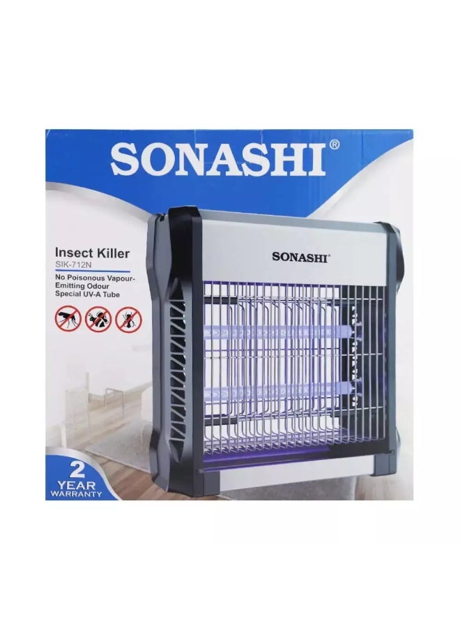SONASHI Electronic Insect Killer SIK-712N High Voltage Mosquito Killer Home Appliance- Silver SIK-712N Silver - Image 2