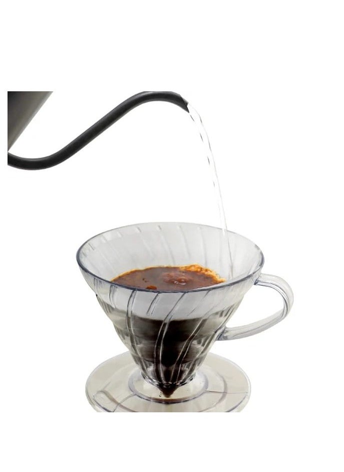 Generic Liying V-01 Acrylic Coffee Dripper, 1-2 Cups, Pour Over Coffee Maker, Reusable Coffee Filter Cup, Slow Brewing Accessories for Home, Cafe, Restaurants  - Image 4